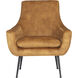 Aletta Nono Tapenade Gold Lounge Chair
